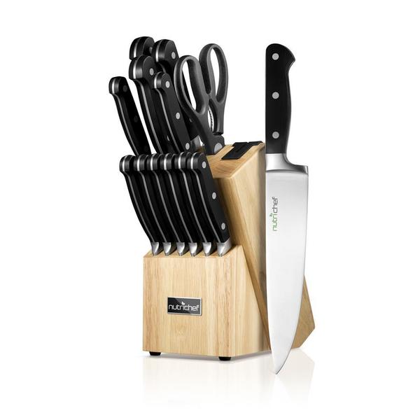 Nutrichef 13Pc Professional Ss Knife Set NCKNS13